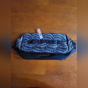 Victoria's Secret Black Satin Lingerie Train Case Travel Bag For Bra & Panties